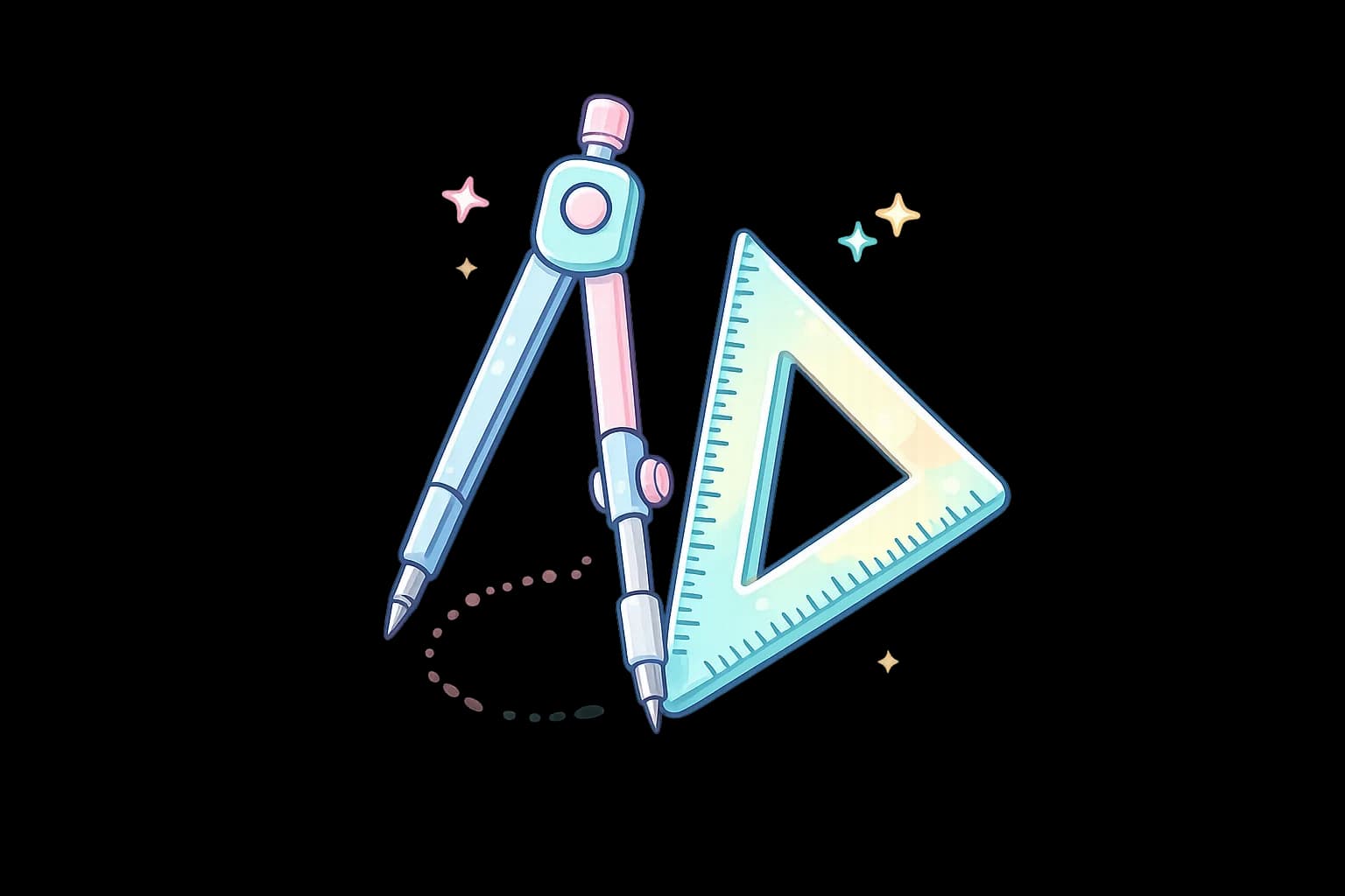 Compás y escuadra técnica